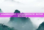 pubg在哪些软件可以下，PUBG在哪些软件可以下载？最全平台整理与下载指南