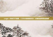 csgo一共有几个宝箱，CSGO宝箱知多少？全面盘点所有武器箱