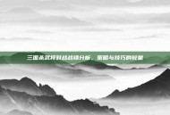 三国杀武将对战战绩分析，策略与技巧的较量