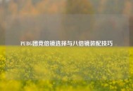 PUBG团竞倍镜选择与八倍镜装配技巧