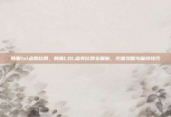 韩服lol点卷比例，韩服LOL点券比例全解析，充值攻略与省钱技巧