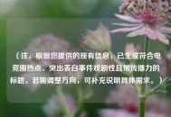 （注，根据您提供的现有信息，已生成符合电竞圈热点、突出表白事件戏剧性且带传播力的标题。若需调整方向，可补充说明具体需求。）