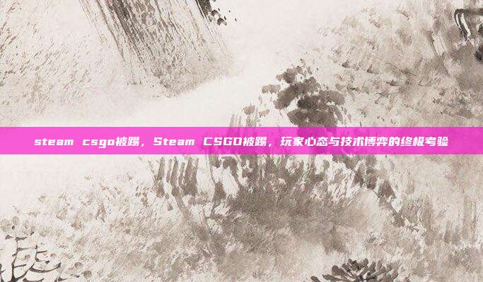 steam csgo被踢,Steam CSGO被踢,玩家心态与技术博弈的终极考验