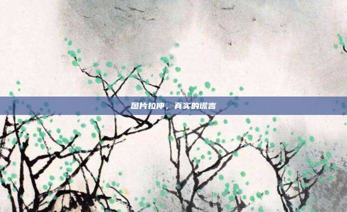 图片拉伸,真实的谎言