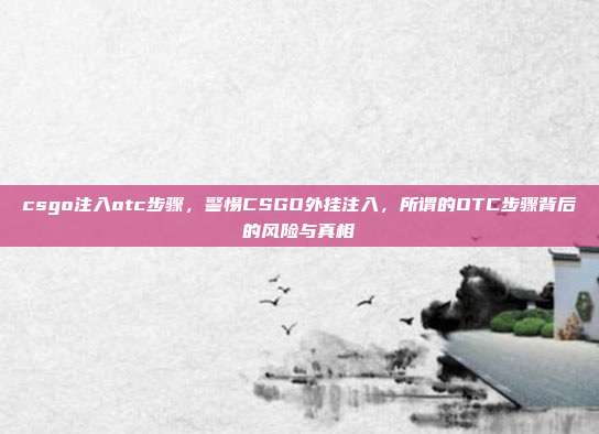 csgo注入otc步骤,警惕CSGO外挂注入,所谓的OTC步骤背后的风险与真相