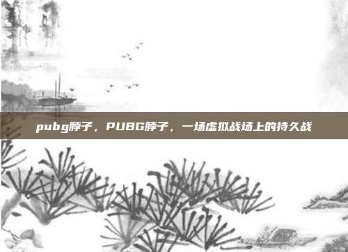 pubg脖子,PUBG脖子,一场虚拟战场上的持久战