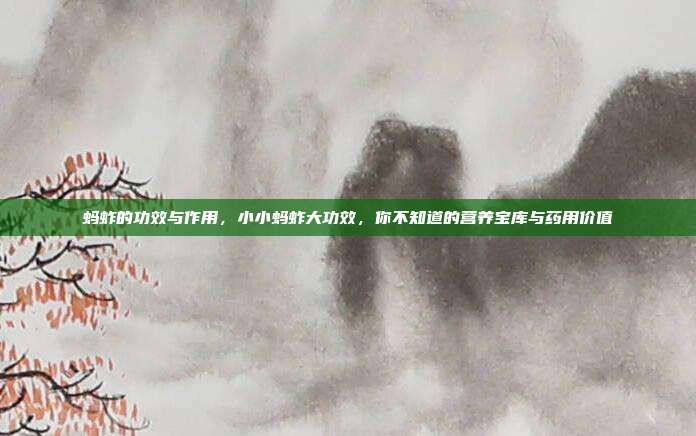 蚂蚱的功效与作用,小小蚂蚱大功效,你不知道的营养宝库与药用价值