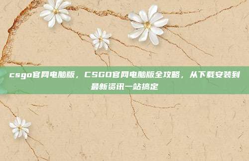 csgo官网电脑版,CSGO官网电脑版全攻略,从下载安装到最新资讯一站搞定