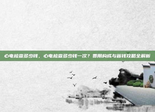 心电检查多少钱,心电检查多少钱一次?费用构成与省钱攻略全解析