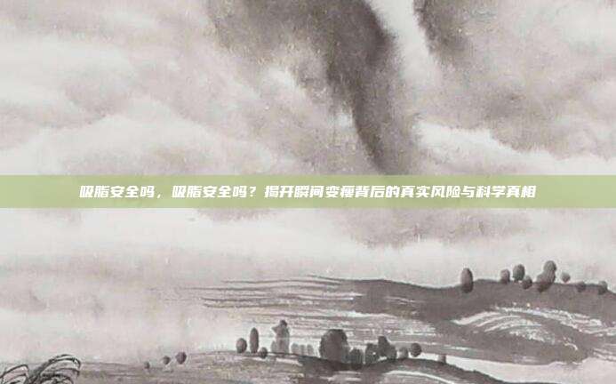 吸脂安全吗,吸脂安全吗?揭开瞬间变瘦背后的真实风险与科学真相
