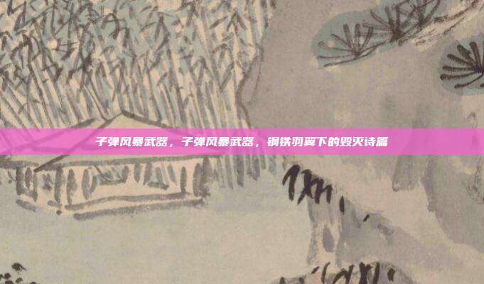 子弹风暴武器,子弹风暴武器,钢铁羽翼下的毁灭诗篇