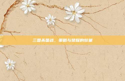 三国杀国战,策略与荣耀的较量