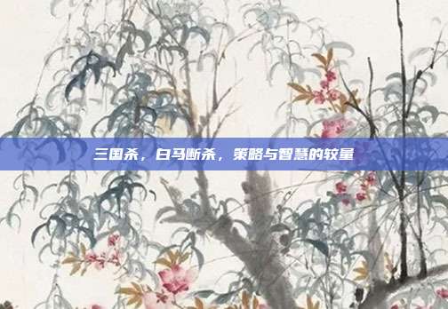 三国杀,白马断杀,策略与智慧的较量
