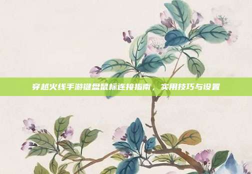穿越火线手游键盘鼠标连接指南,实用技巧与设置