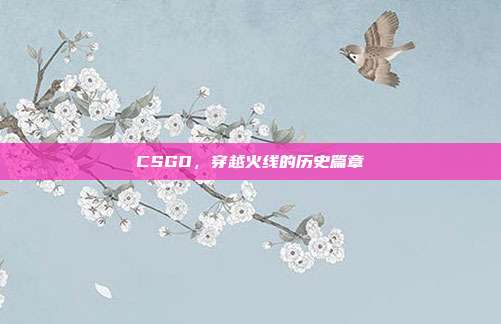 CSGO,穿越火线的历史篇章