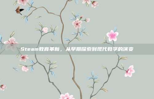 Steam教育革新,从早期探索到现代教学的演变