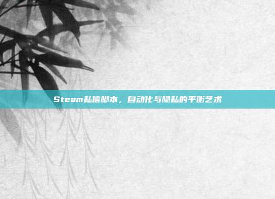 Steam私信脚本,自动化与隐私的平衡艺术