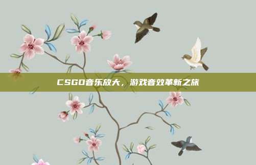 CSGO音乐放大,游戏音效革新之旅