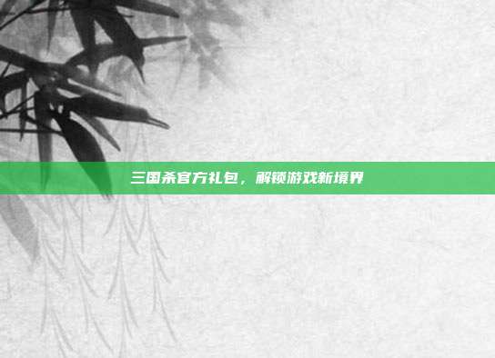 三国杀官方礼包,解锁游戏新境界