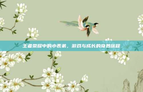 王者荣耀中的小表弟,游戏与成长的奇妙旅程