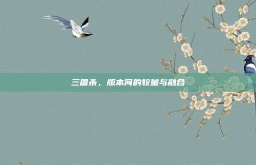 三国杀,版本间的较量与融合