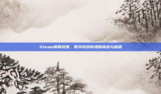 Steam解锁政策,数字游戏市场的挑战与机遇