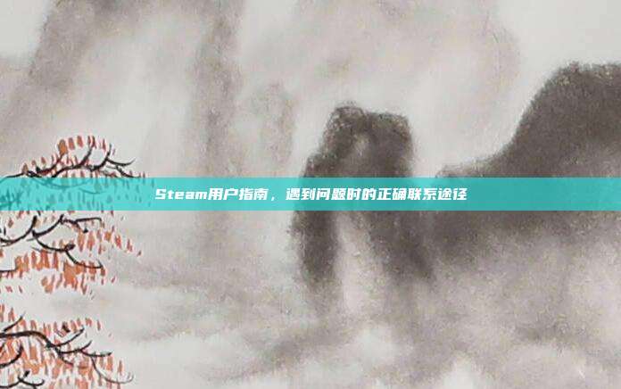 Steam用户指南,遇到问题时的正确联系途径