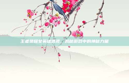 王者荣耀女英雄透视,揭秘游戏中的神秘力量
