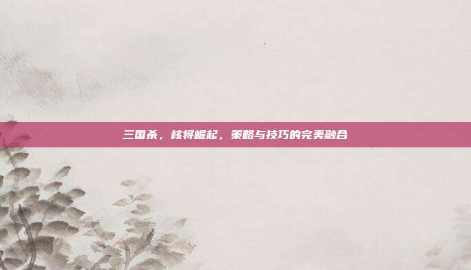 三国杀,核将崛起,策略与技巧的完美融合