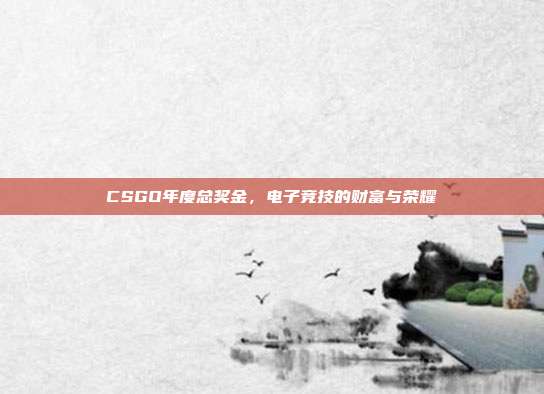 CSGO年度总奖金,电子竞技的财富与荣耀
