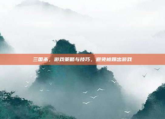 三国杀,游戏策略与技巧,避免被踢出游戏