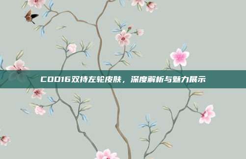 COD16双持左轮皮肤,深度解析与魅力展示