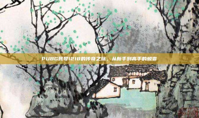 PUBG账号1218的传奇之旅,从新手到高手的蜕变