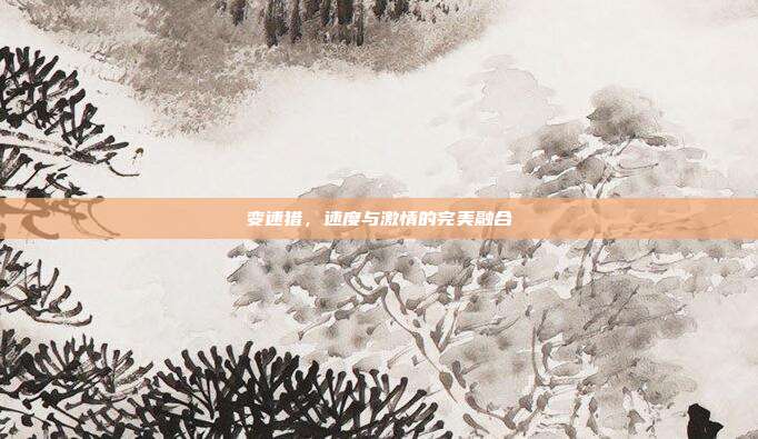 变速猎,速度与激情的完美融合