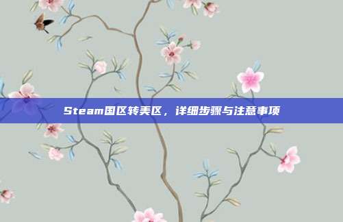 Steam国区转美区,详细步骤与注意事项