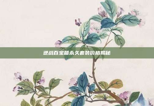 逆战百宝箱永久套装价格揭秘