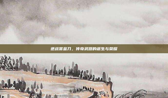 逆战赏金刀,传奇武器的诞生与荣耀