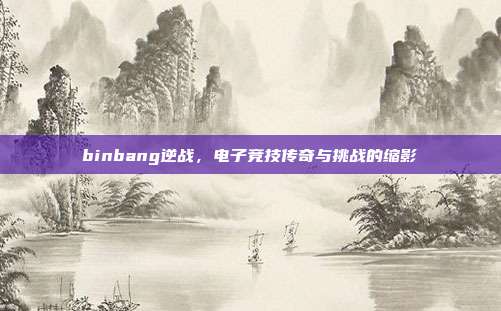 binbang逆战,电子竞技传奇与挑战的缩影