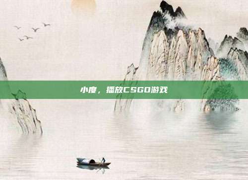 小度,播放CSGO游戏