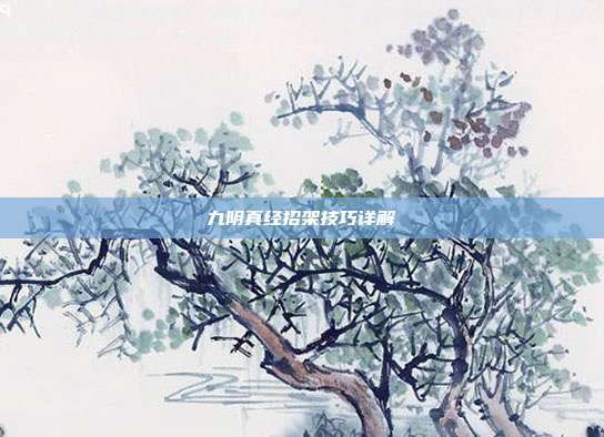 九阴真经招架技巧详解