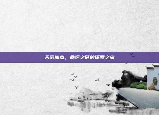 天帝加点,命运之谜的探索之旅