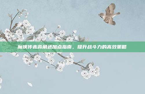 魔侠传赤霄角色加点指南,提升战斗力的高效策略