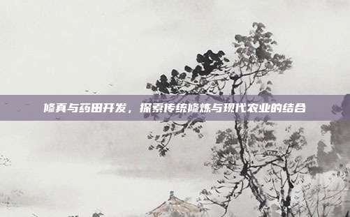 修真与药田开发,探索传统修炼与现代农业的结合