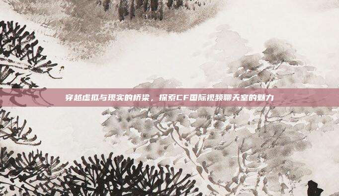 穿越虚拟与现实的桥梁,探索CF国际视频聊天室的魅力