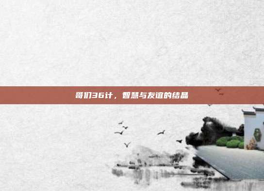 哥们36计,智慧与友谊的结晶