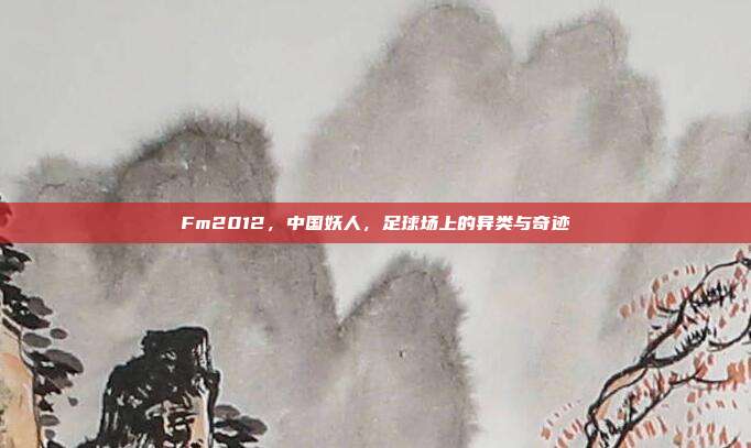Fm2012,中国妖人,足球场上的异类与奇迹