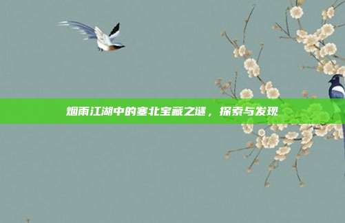烟雨江湖中的塞北宝藏之谜,探索与发现