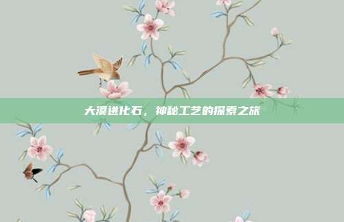 大漠进化石,神秘工艺的探索之旅