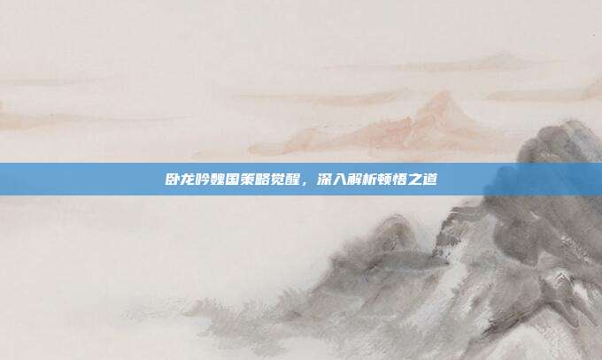 卧龙吟魏国策略觉醒,深入解析顿悟之道