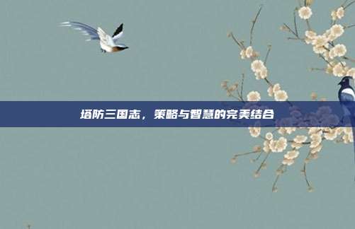 塔防三国志,策略与智慧的完美结合
